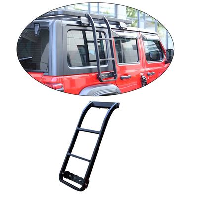 Q235-8 Double Sided Aluminium Extension Ladder 4 Runner Side Ladder Car Roof Ladder 2018