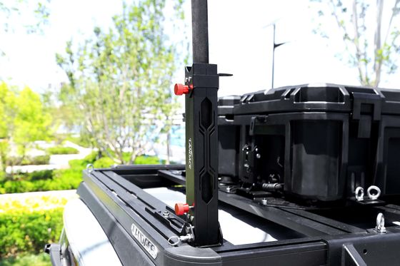 Rust-Resistant Aluminum 323X78X86mm Flagpole Support Bracket for Jeep Multifunctional