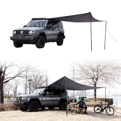 4x4 Roof Top Tent with Side Canopy and Awning Camouflage Field Game Style