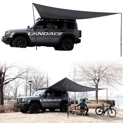 4x4 Roof Top Tent with Side Canopy and Awning Camouflage Field Game Style
