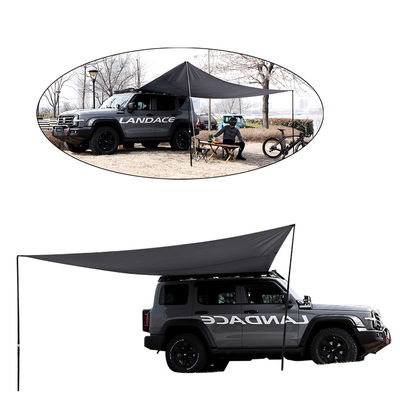 4x4 Roof Top Tent with Side Canopy and Awning Camouflage Field Game Style