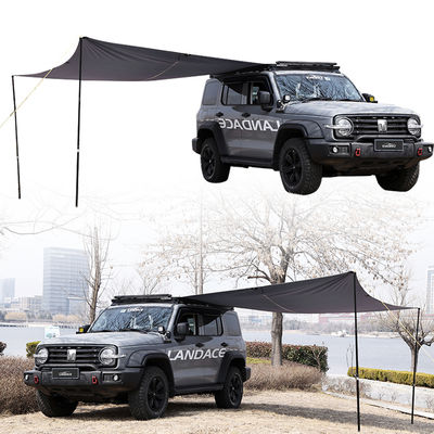 4x4 Roof Top Tent with Side Canopy and Awning Camouflage Field Game Style