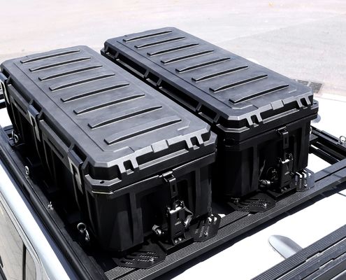 Easily Installed Waterproof Hard Plastic Storage Box for Outdoor Roof Rack Mounting