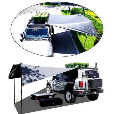 4x4 Roof Top Tent Awning with Easy Open Car Roof Rack and Aluminum Alloy Side Canopy