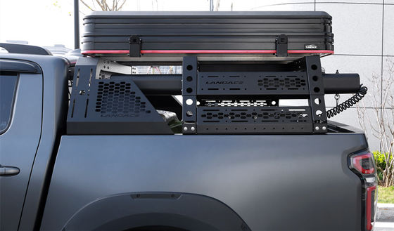 OEM Accepted Bed Rack System For Mid Size Truck Beds Black Powder Coating Surface