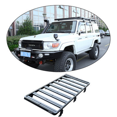LC76 Roof Basket Made of Aluminum Alloy with Laser Cutting Process and UV Stability