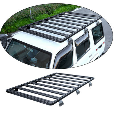 LC76 Roof Basket Made of Aluminum Alloy with Laser Cutting Process and UV Stability