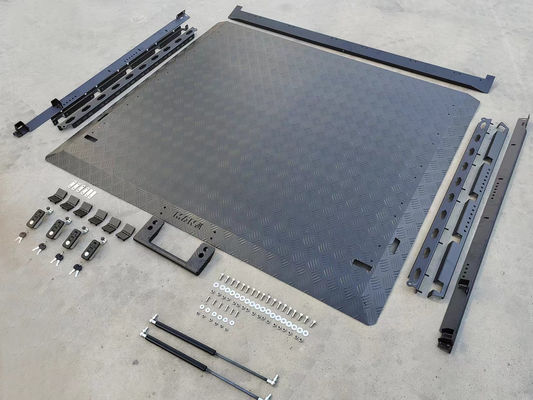 Ford Ranger Pickup Retractable Tonneau Cover with Hard Type Aluminum Alloy Material