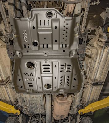 Engine Skid Plate for Nissan Patrol Y61 GR V Pickup Magnesium Aluminum Alloy Material