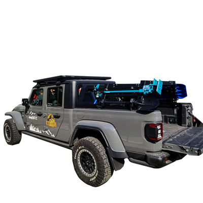 OEM Service Accepted Black Powder Coating Compatible with Trail Rails No-Drill Cargo Rack System Roll Bar Pick up Truck Bed Rack