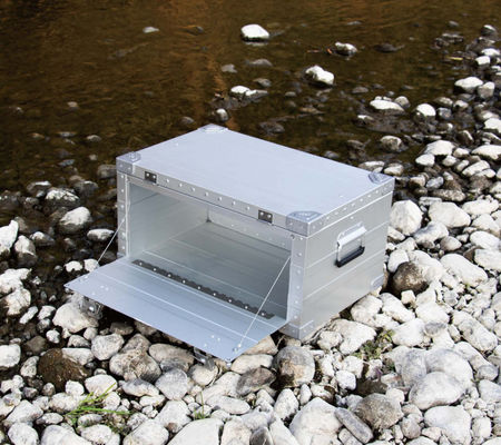 Compact And Lightweight Aluminum Camping Kitchen Box With Ample Storage