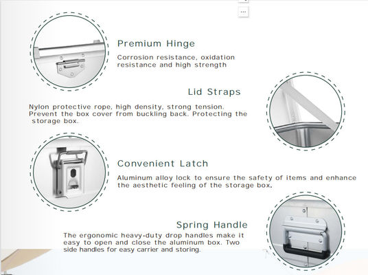 Compact And Lightweight Aluminum Camping Kitchen Box With Ample Storage