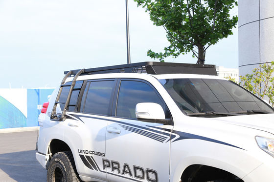 200kg Load Capacity Roof Racks for LC150 Directly Powder Coated Black Aluminum Alloy