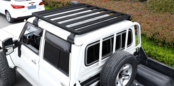 LC150 LC200 LC300 Toyota Roof Rack with Black Aluminum Platform and Powder Coating
