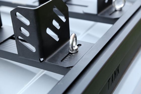 Upgrade Your Jeep Wrangler JL JK Roof Rack with a Gutter Clamp Mount Jerry Can Holder