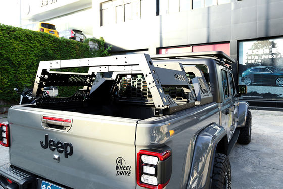 Adjustable Powder Coating Roll Bar Pickup 4x4 Bed Rack for F150 JEEP GLADIATOR JT