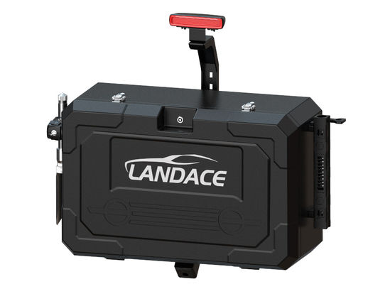 Efficiently Organize Tools with Aluminum Storage Box in Matte Black Powder Coating