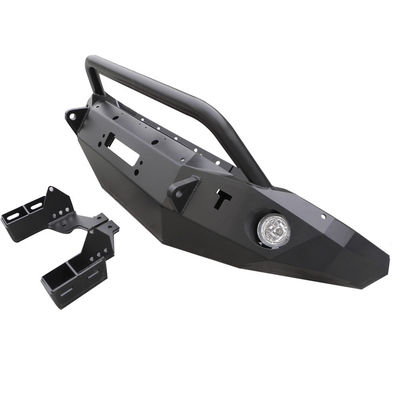 Black Front Bumper for Toyota Hilux 2018-2019 for Off-Road Adventures