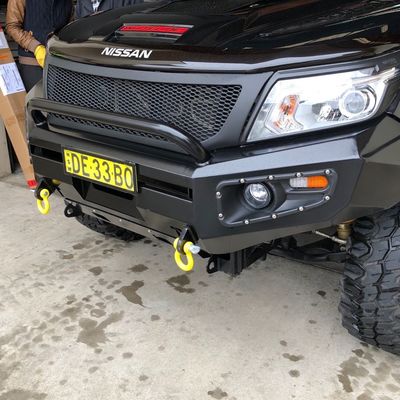 2009 Year 4X4 Accessories Bumper Plates Winch Bull Bar Front Car Bumper Plate for Nissan Navara