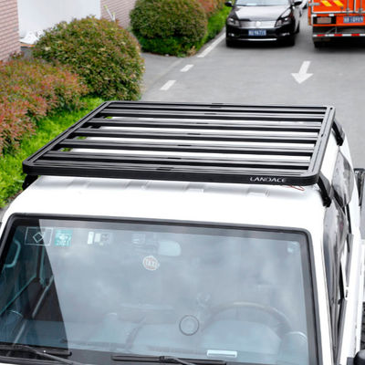Universal Black Roof Rack for Toyota LC79 Made of Aluminum Alloy and Power Coating