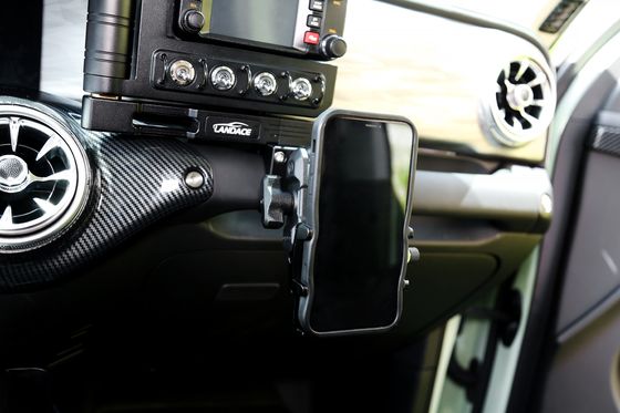 Red Off-road Vehicle Accessories Universal Aluminum Alloy Center Console Vehicle Radio Station Switch Panel