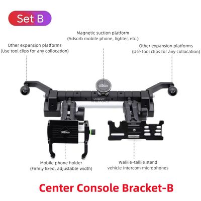Surface Hard Anodizing Dashboard Phone Holder Mount Set B for Jeep Wrangler Accessory