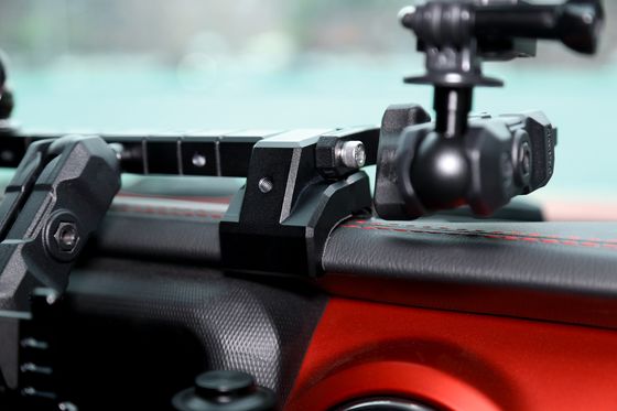 Jeep Wrangler JL Aluminum Center Console Bracket Dashboard Mount for Car Phone Holder