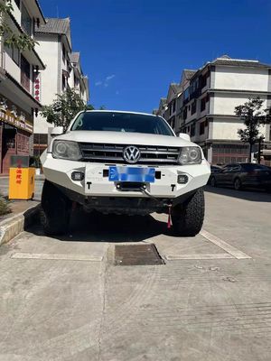 Volkswagen Amarok Auto Parts Steel Winch Bull Bar Front Bumper with Tire Carrier