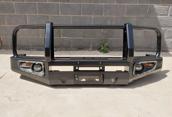 Toyota LC79 Auto Parts Winch Bull Bar Front Bumper with Tire Carrier Jerry Can Holder
