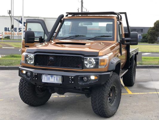 Toyota LC79 Auto Parts Winch Bull Bar Front Bumper with Tire Carrier Jerry Can Holder