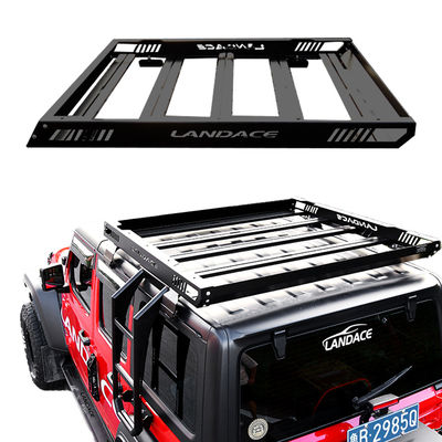 Off Road 1455*1425*113mm Aluminum Wind Fairing Roof Rack Tray Platform for Jeep Wrangler JL JK