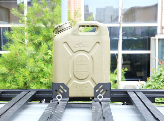 Black 102*100*103mm 4x4 Vehicle Exterior Accessories Metal Parts Drum Holder Oil Drum Bracket