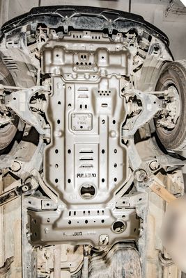 Aluminium Alloy Bash Plate For Toyota Prado LC120 Aluminum Skid