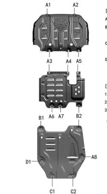 Ford Everest Undercar Shield Aluminum Alloy Underbody Protection – Under Vehicle Armour