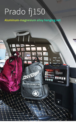 Convenient Black Molle Rear Window Storage Panels for Offroad Gear and Recovery Tools