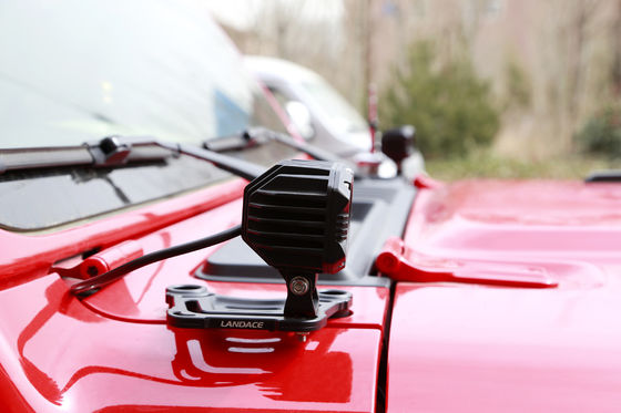 Jeep Wrangler JL Rear Hitch Mount LED Light Design Style Custom Aluminum Alloy Bracket