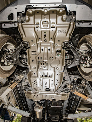 Powder Coated Black Exterior Accessories for ISUZU MU-X and D-MAX Underbody Protection