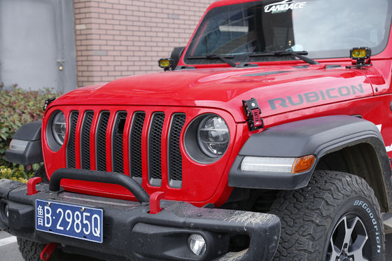 Enhance Your Jeep Wrangler JK 07 Off-Road Performance with Black Red Hood Latch Kit