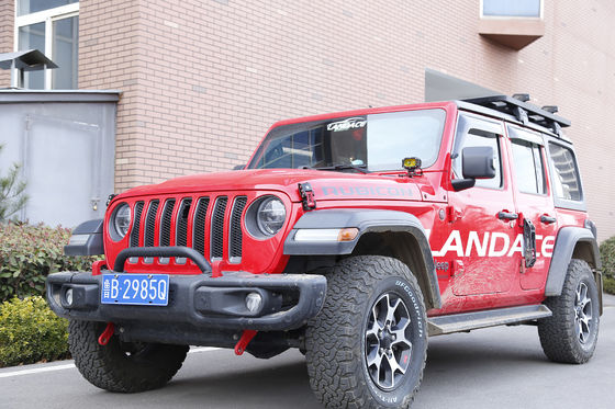 Enhance Your Jeep Wrangler JK 07 Off-Road Performance with Black Red Hood Latch Kit