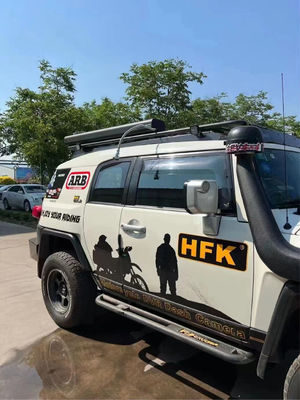 High- 4WD Black Powder Coating Aluminum Road Shower for Camping OEM Service Accepted
