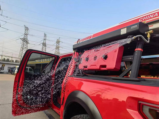 High- 4WD Black Powder Coating Aluminum Road Shower for Camping OEM Service Accepted