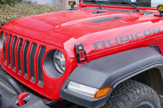 133*56*42mm Aluminum Hood Latches Locking Catch Kit for 2007-2017 Jeep Wrangler JK JKU