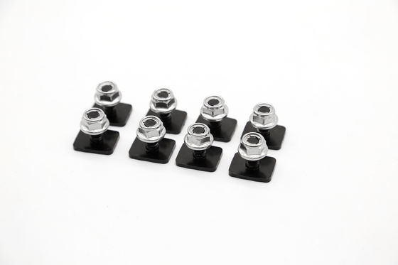 Black Powder Coated CNC Roof Rack with Unique Design and Stainless Steel Eyebolt Eye Nut