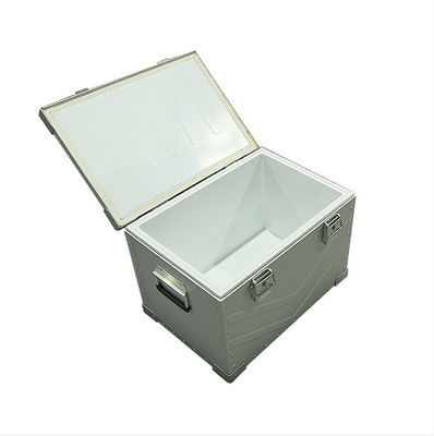 Silver Powder Coated 4x4 Off Road Vehicle Aluminum Alloy Truck Bed Tool Storage Box with Drawers Camping Folding Box