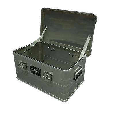 600*400*300mm Anodized Aluminum Alloy Outdoor Hiking Storage Box for Vintage Glamping