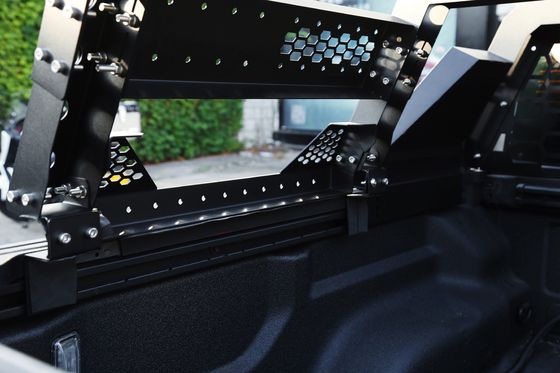 Silver and Black Carbon Steel 4x4 Offroad Auto Part Bed Rack System for Ford Raptor