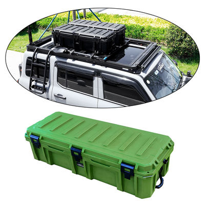 Heavy Duty Car Roof Rack Mounted LLDPE Hard Case Plastic Tool Box with Tools OEM Accepted