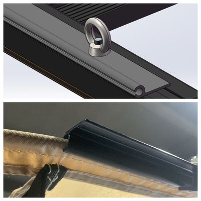 Universal Waterproof Retractable RV SUV Car Side Awning for Camping on Car Roof Rack