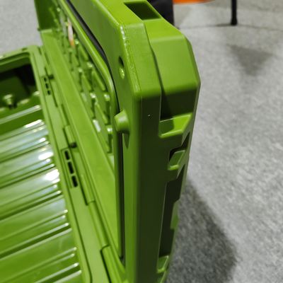 Black Green High Strength LLDPE Plastic Tool Box for Heavy Duty Car Roof Rack Mounting