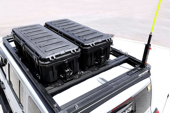 2023 Most Popular Tool Box Mounted on Car Roof Racks for Tools in Green Black Durable